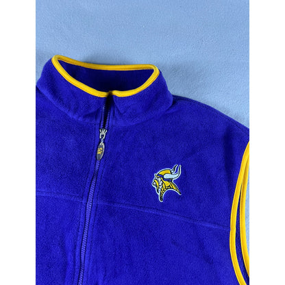 Vintage Minnesota Vikings Fleece Vest - XL