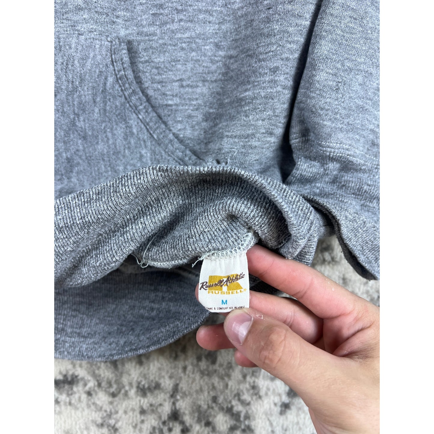 Russell Athletic 70s Double Face Hoodie - M