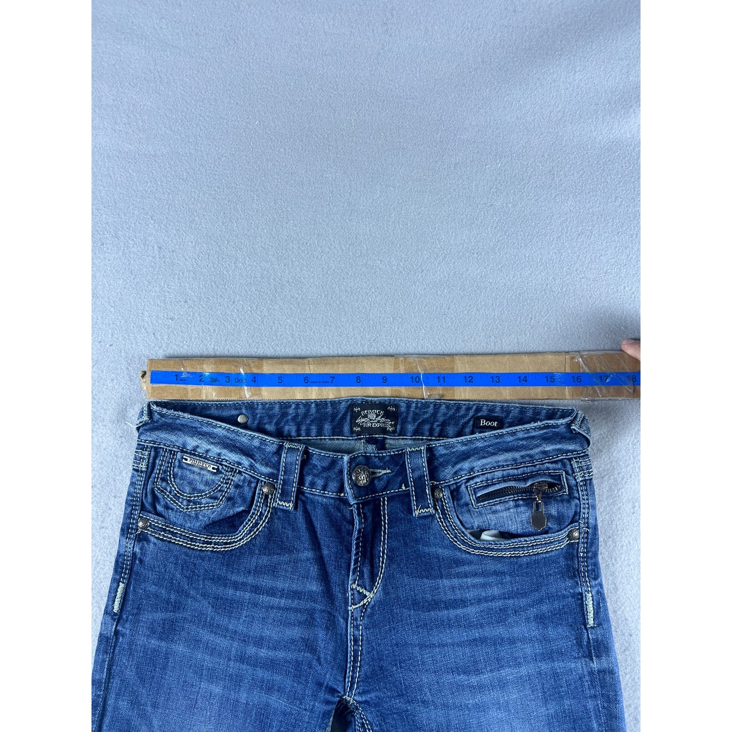 Y2K Rerock Express Bootcut Low Rise Jeans - 8