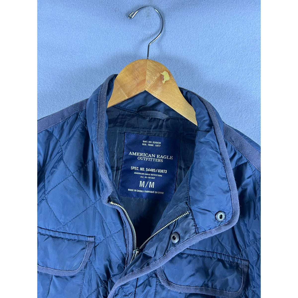 American Eagle Quilted Jacket Barn Coat - M