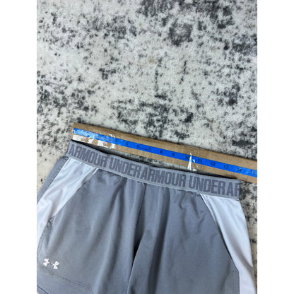 Under Armour Gray Women's Athletic Shorts - L