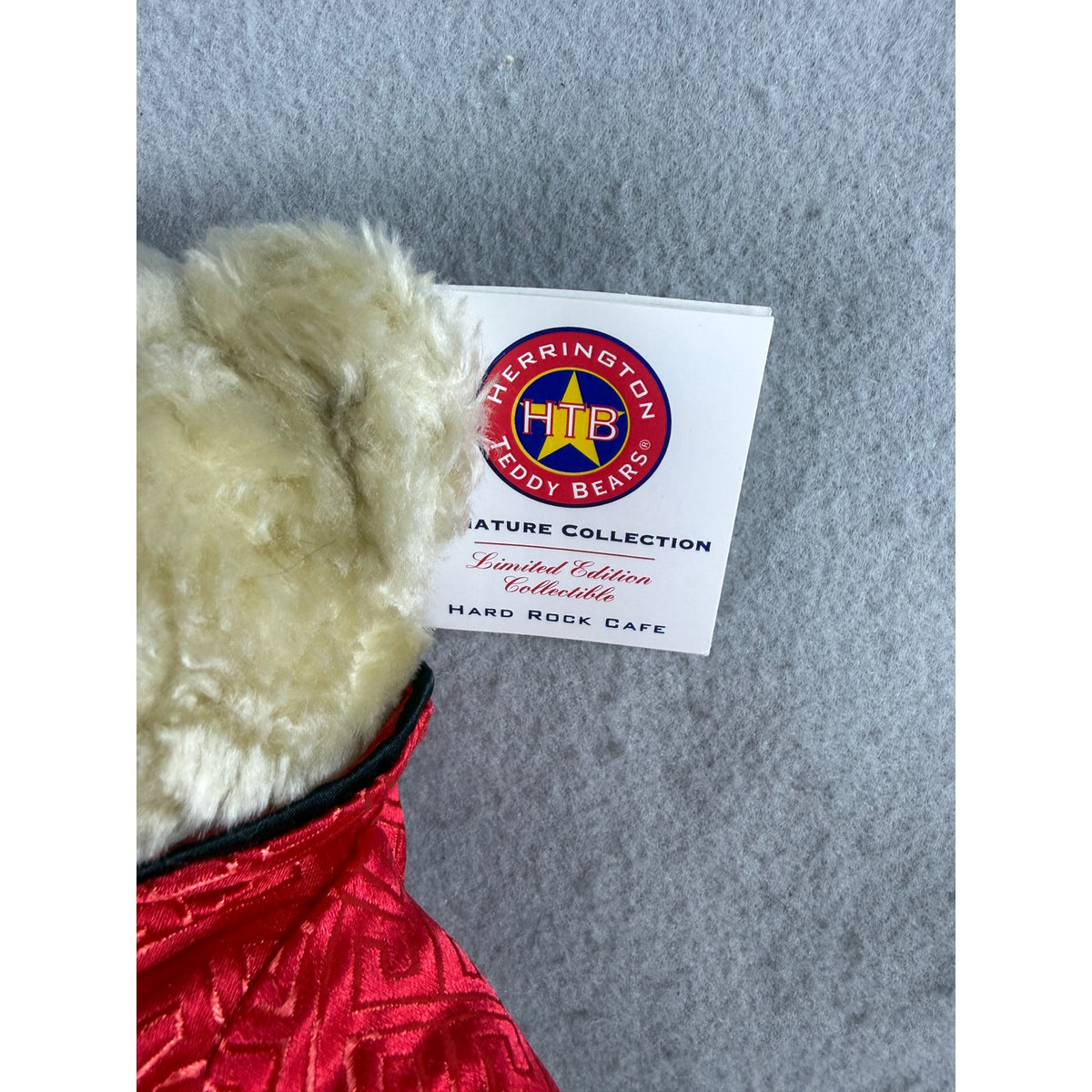 Herrington Limited Edition Hard Rock Cafe Hong Kong Teddy Bear