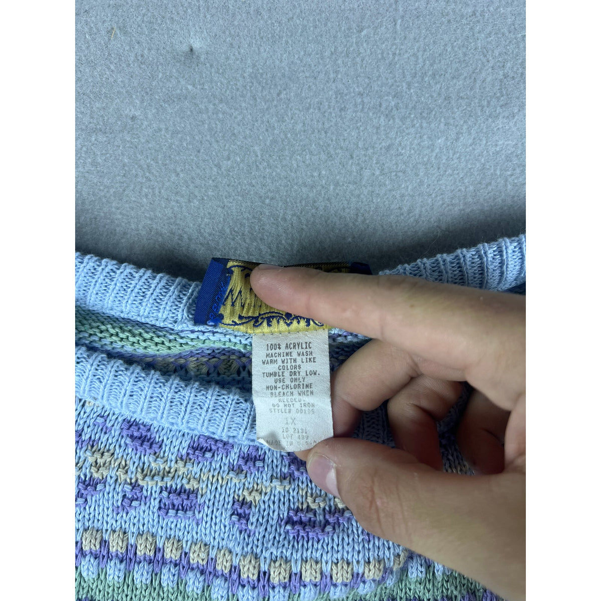 Vintage Willow Ridge Fair Isle Sweater - 1X