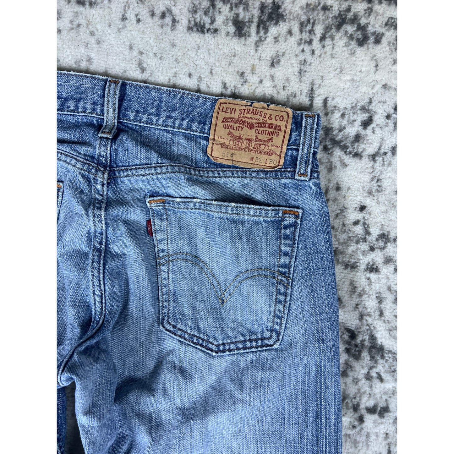 Levi's 514 Slim Straight Leg Denim Jeans - 32x30