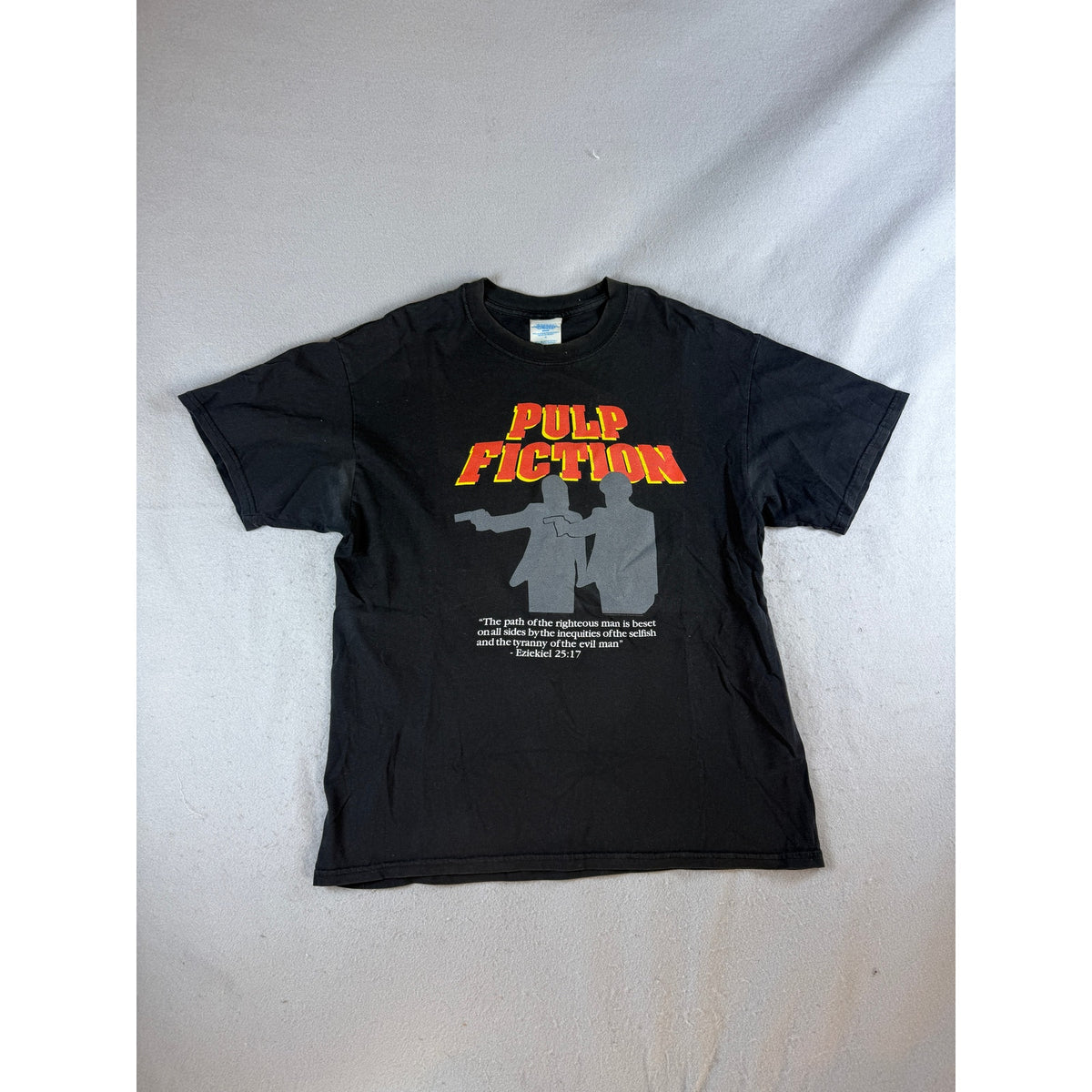 Vintage Pulp Fiction Ezekiel Quote Film Shirt - L