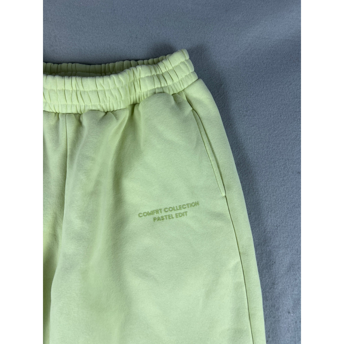 Comfrt Sweatpants Jogger Womens - L Pastel Yellow