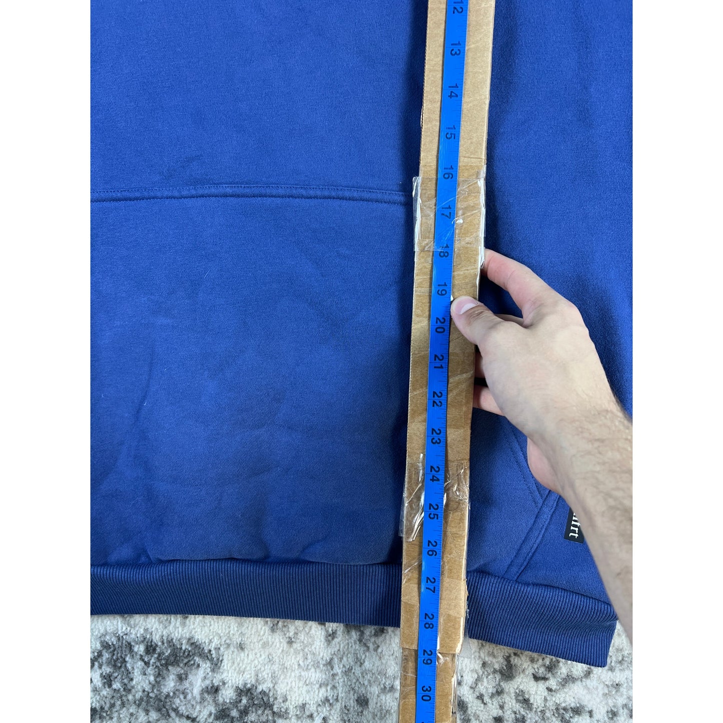 Navy Blue Comfrt Oversized Hoodie - XXL