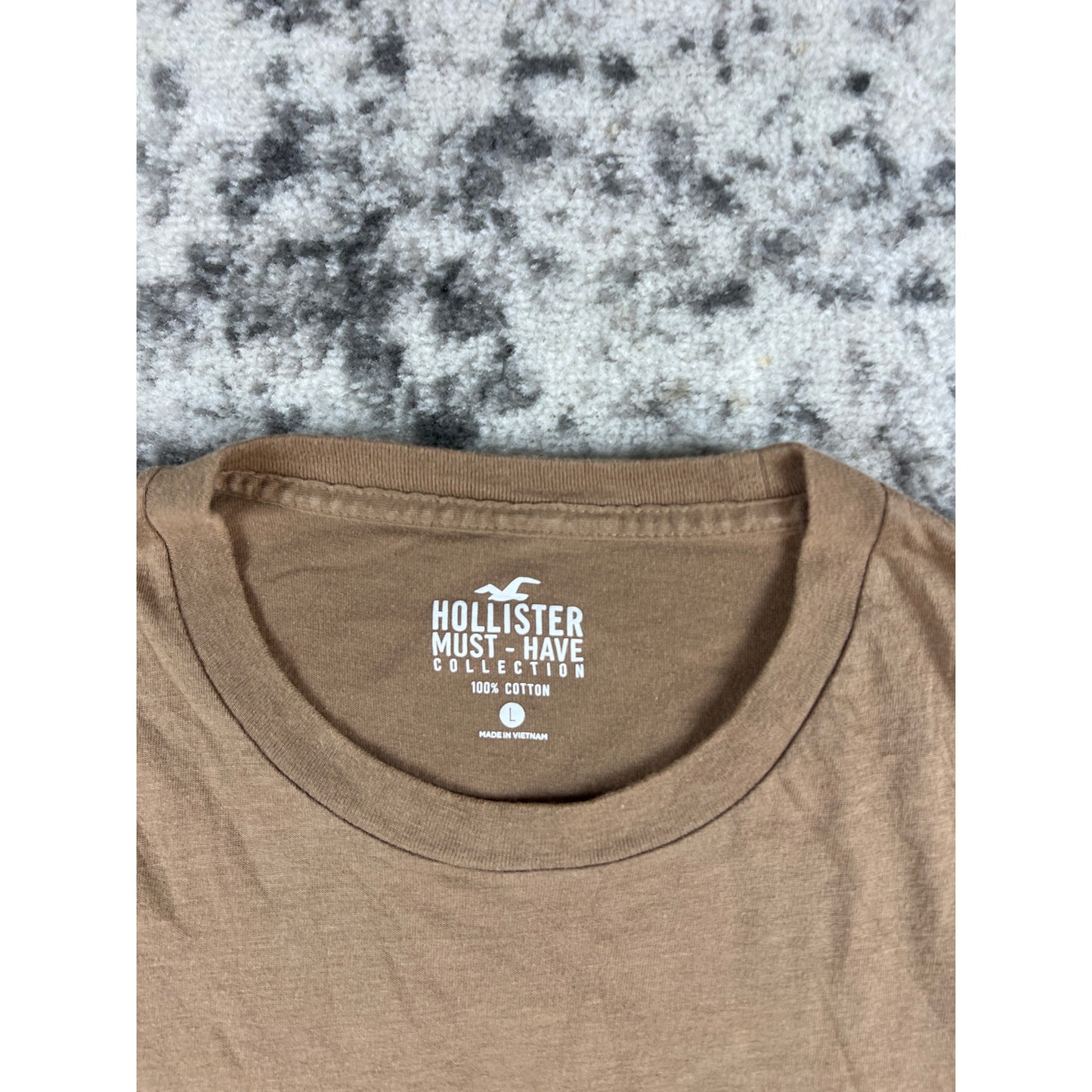 Brown Hollister Co. T-shirt Mens - L