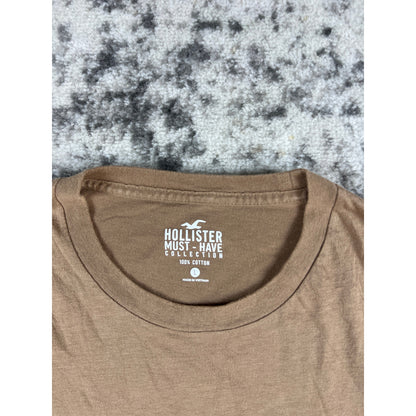 Brown Hollister Co. T-shirt Mens - L