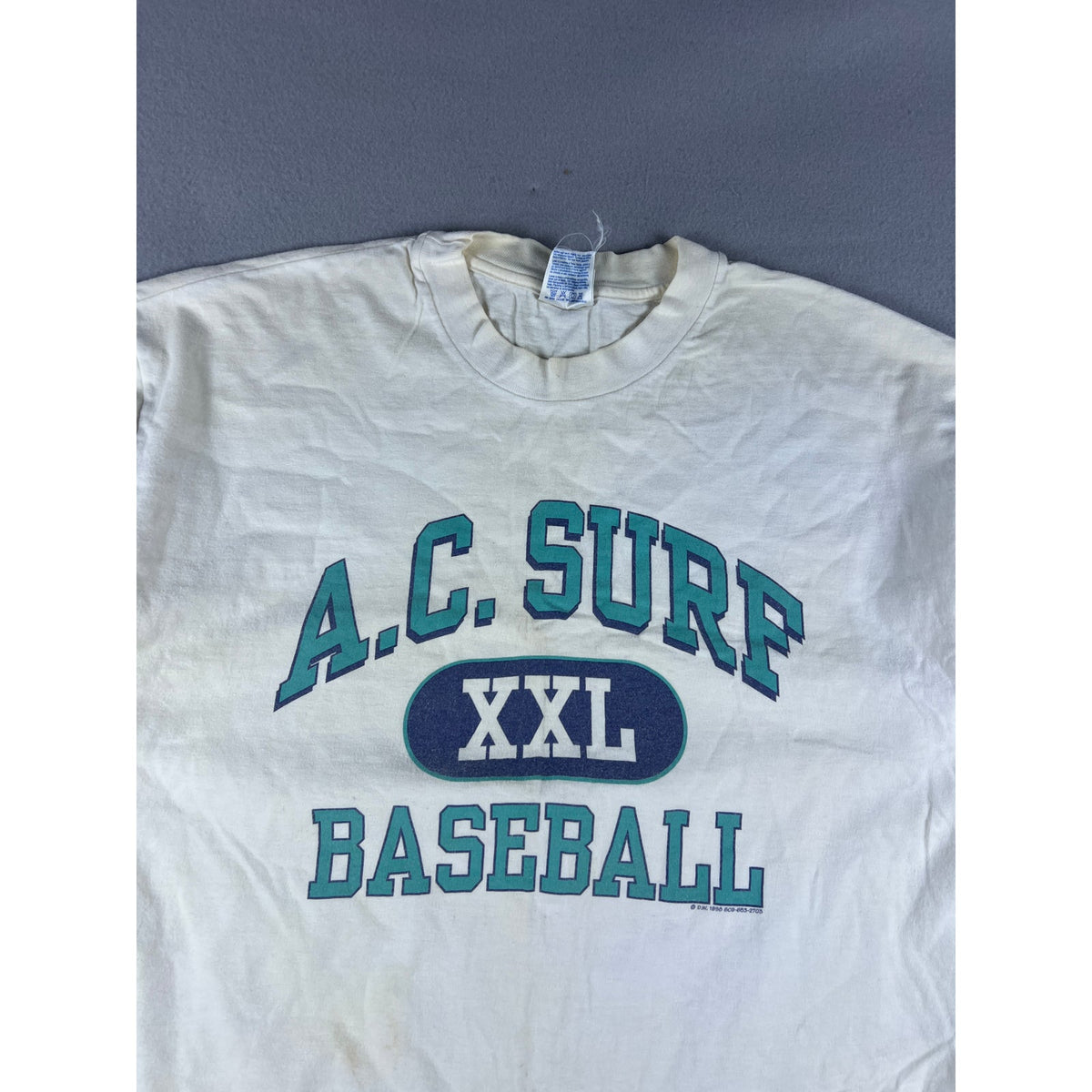 Vintage AC Surf Baseball T-Shirt - XL