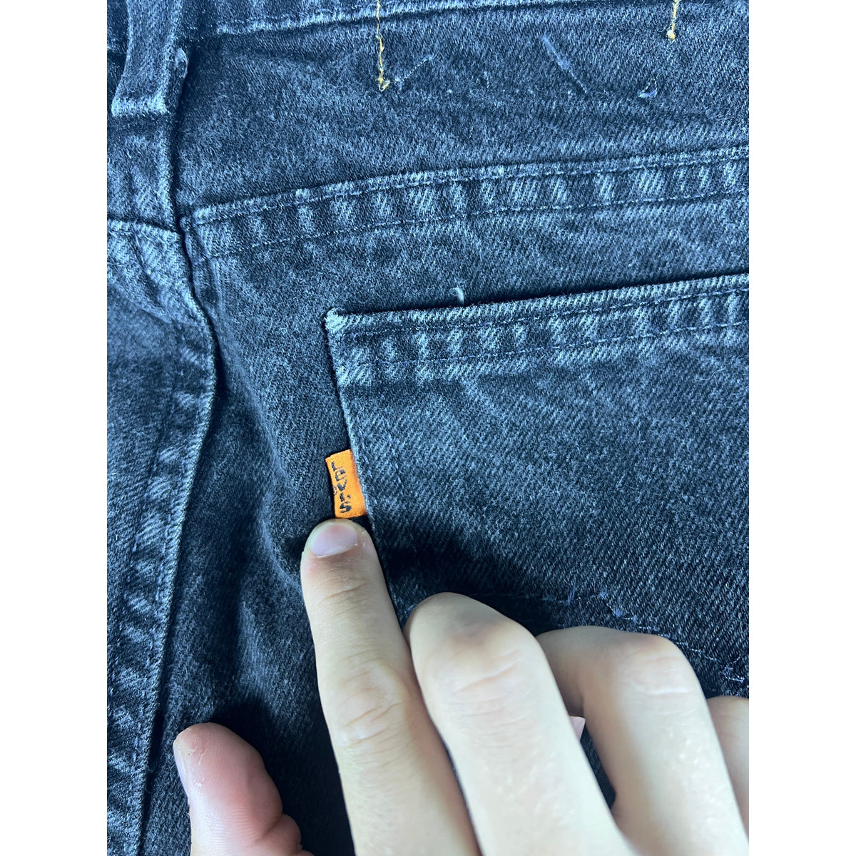Vintage Levi's 505 Regular Fit USA Made Denim Jeans - 36x30