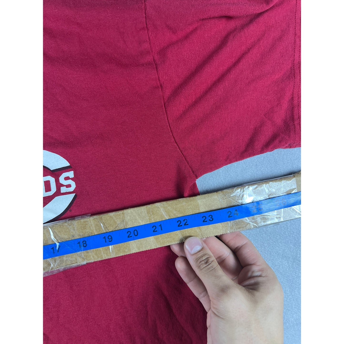 Vintage Cincinnati Reds Henley Shirt - XL Red