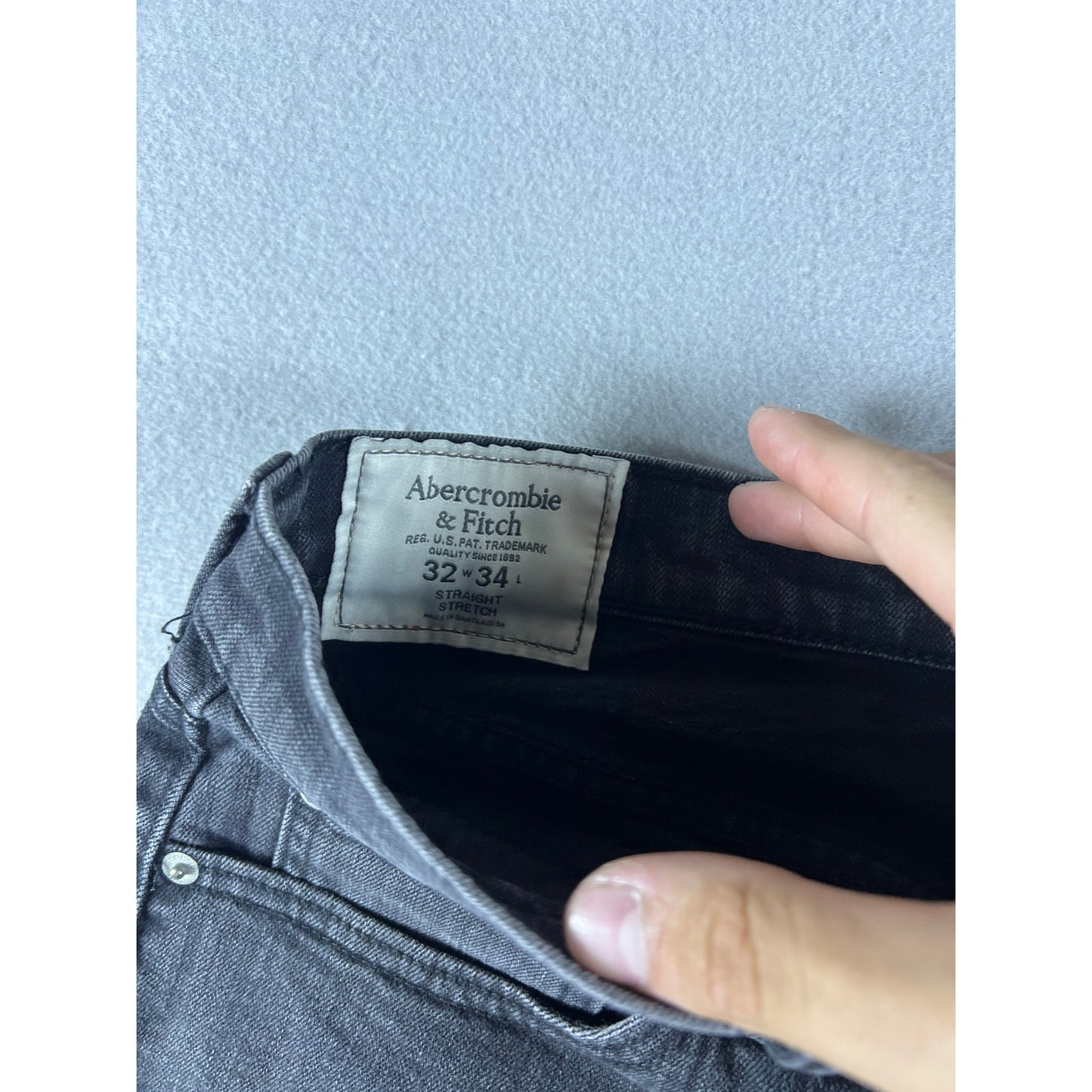 Abercrombie & Fitch Straight Stretch Jeans - 32x34