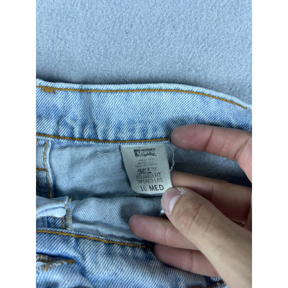 Vintage 90s Levi's 551 Denim Cut Off Shorts - 16