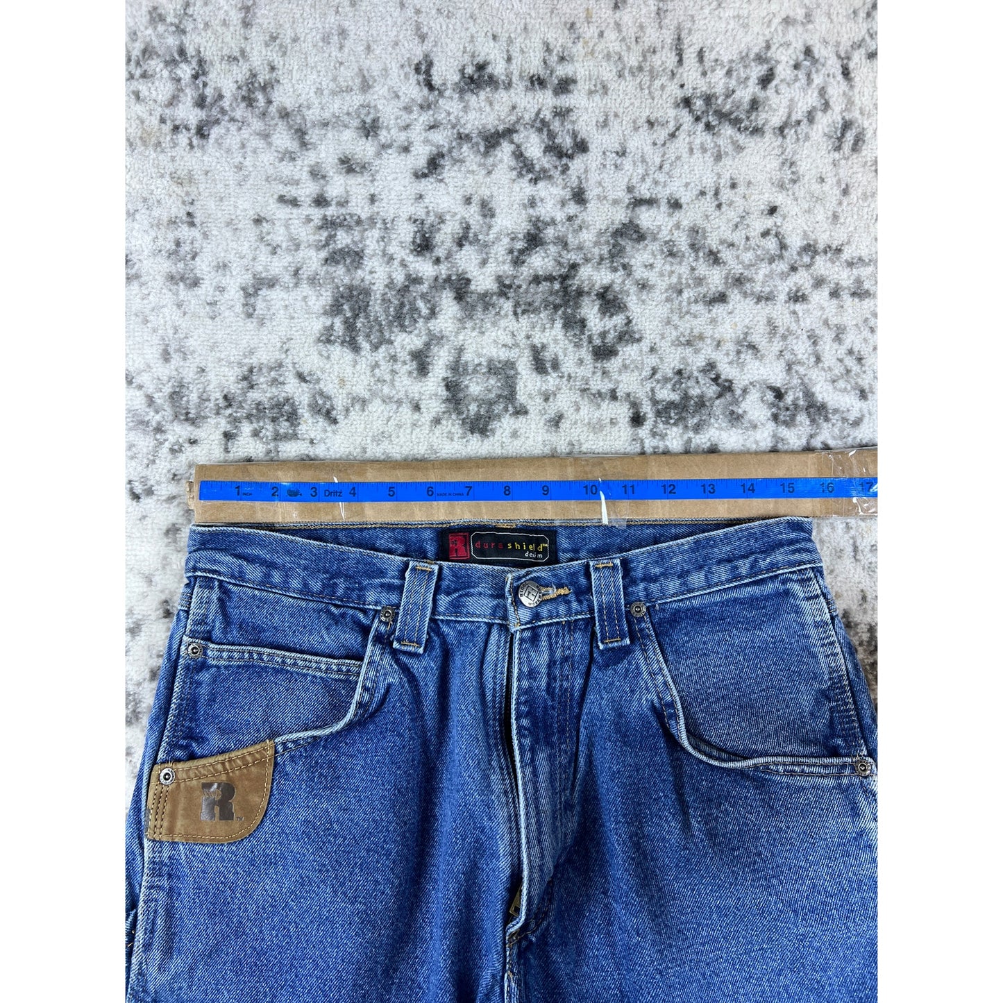 Vintage Denim Blue Wrangler Riggs Carpenter Pants - 30