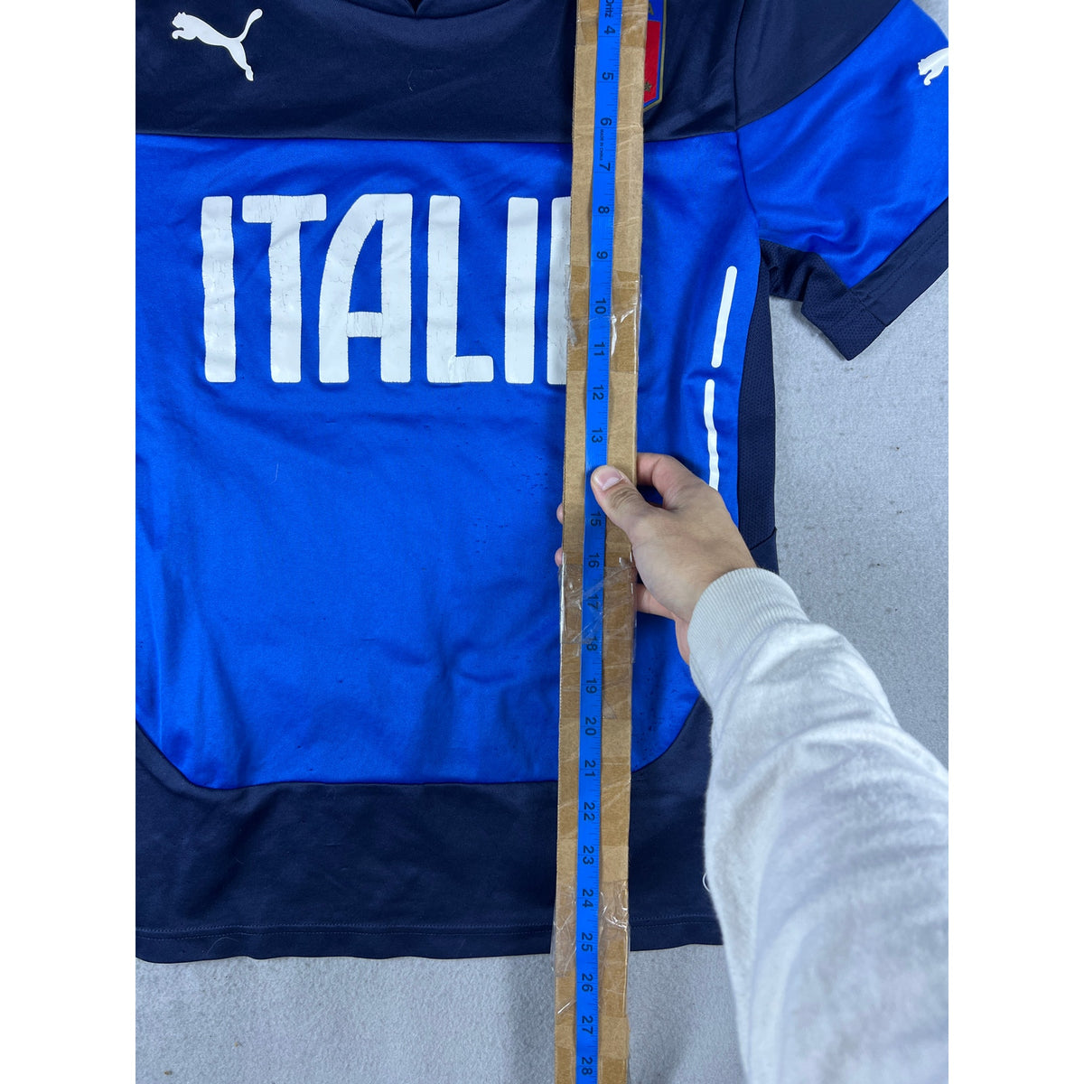 2014-15 Italy National Team Player Issue Training Shirt - M
