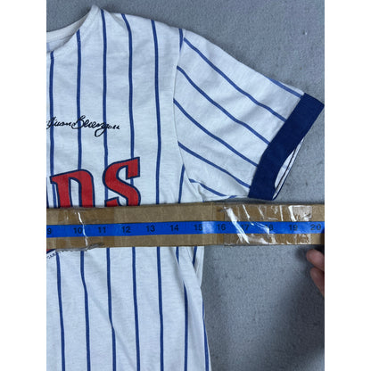 Vintage Minnesota Twins 1987 World Champions Shirt Youth 14-16 Autographs
