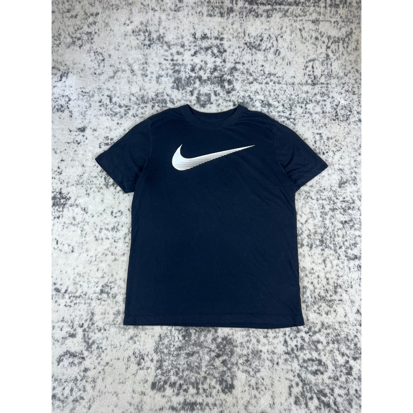 Nike Black Center Swoosh T-Shirt - M