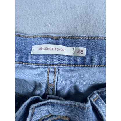 Levi's Mid Length Denim Shorts - 28