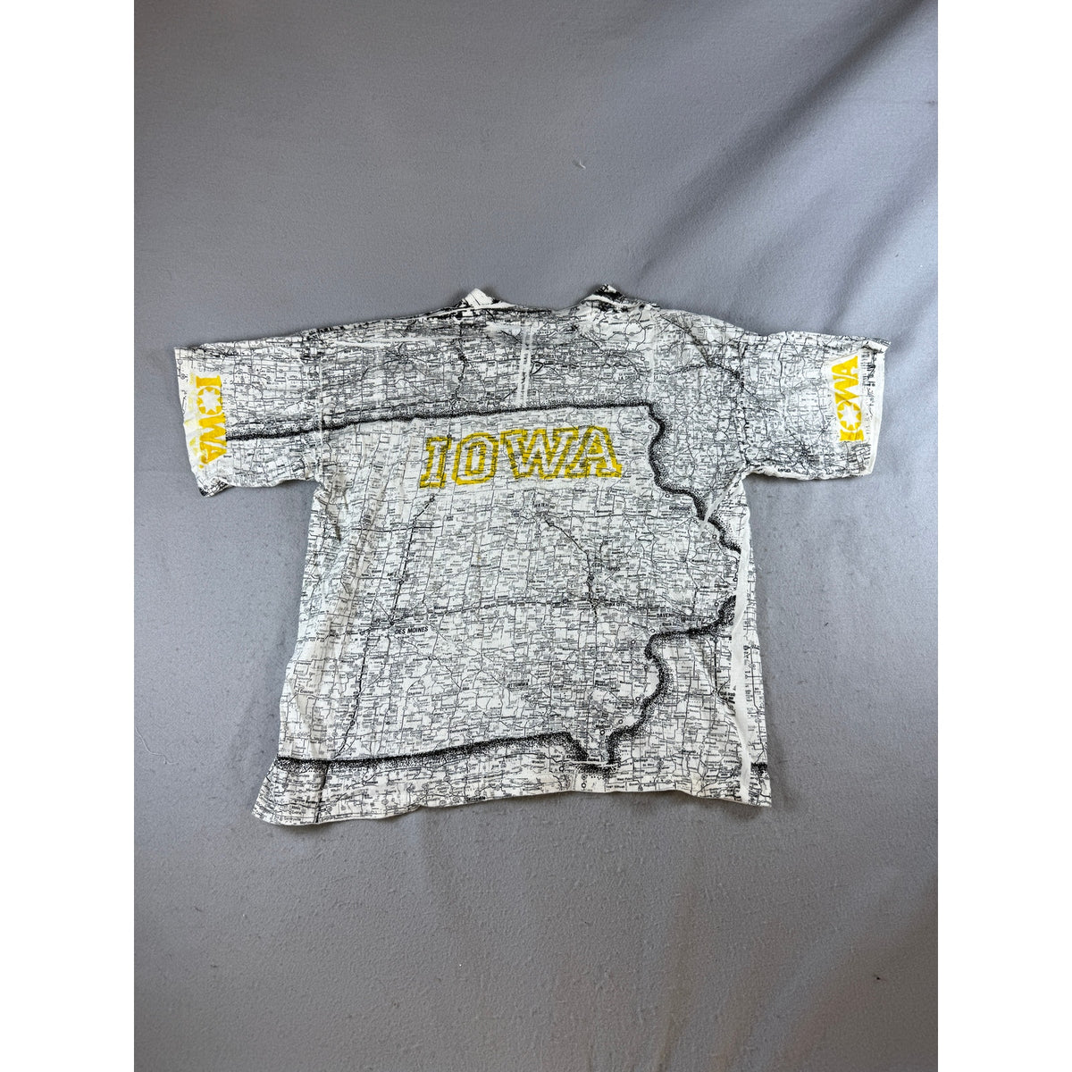 Vintage Iowa State All Over Print T-Shirt - XL