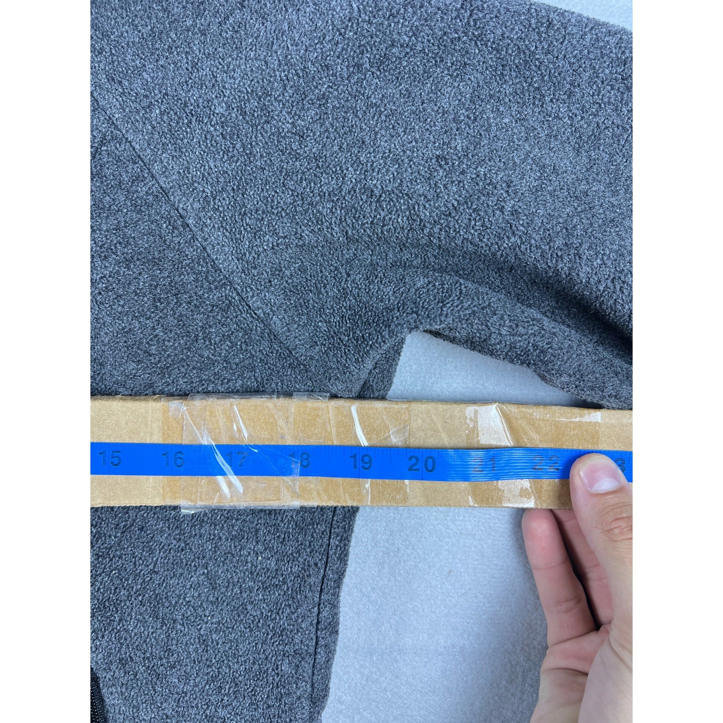 Columbia Gray Fleece Full Zip Jacket - M