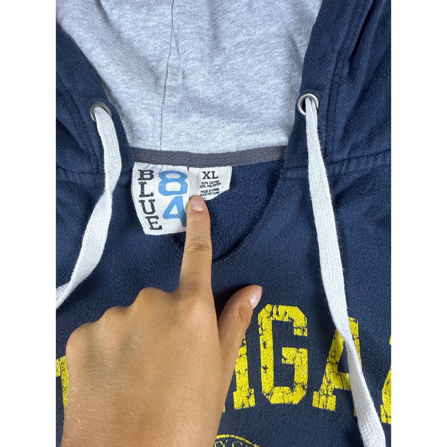 Michigan Wolverines Hoodie Womens - XL