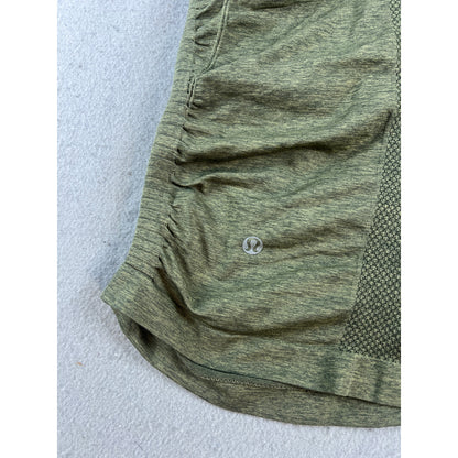 Lululemon In The Flow Tank Top Heathered Fatigue Green - XS/S