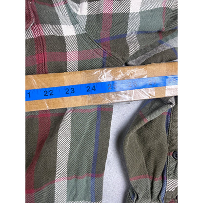 Eddie Bauer Flannel Plaid Shirt - LT