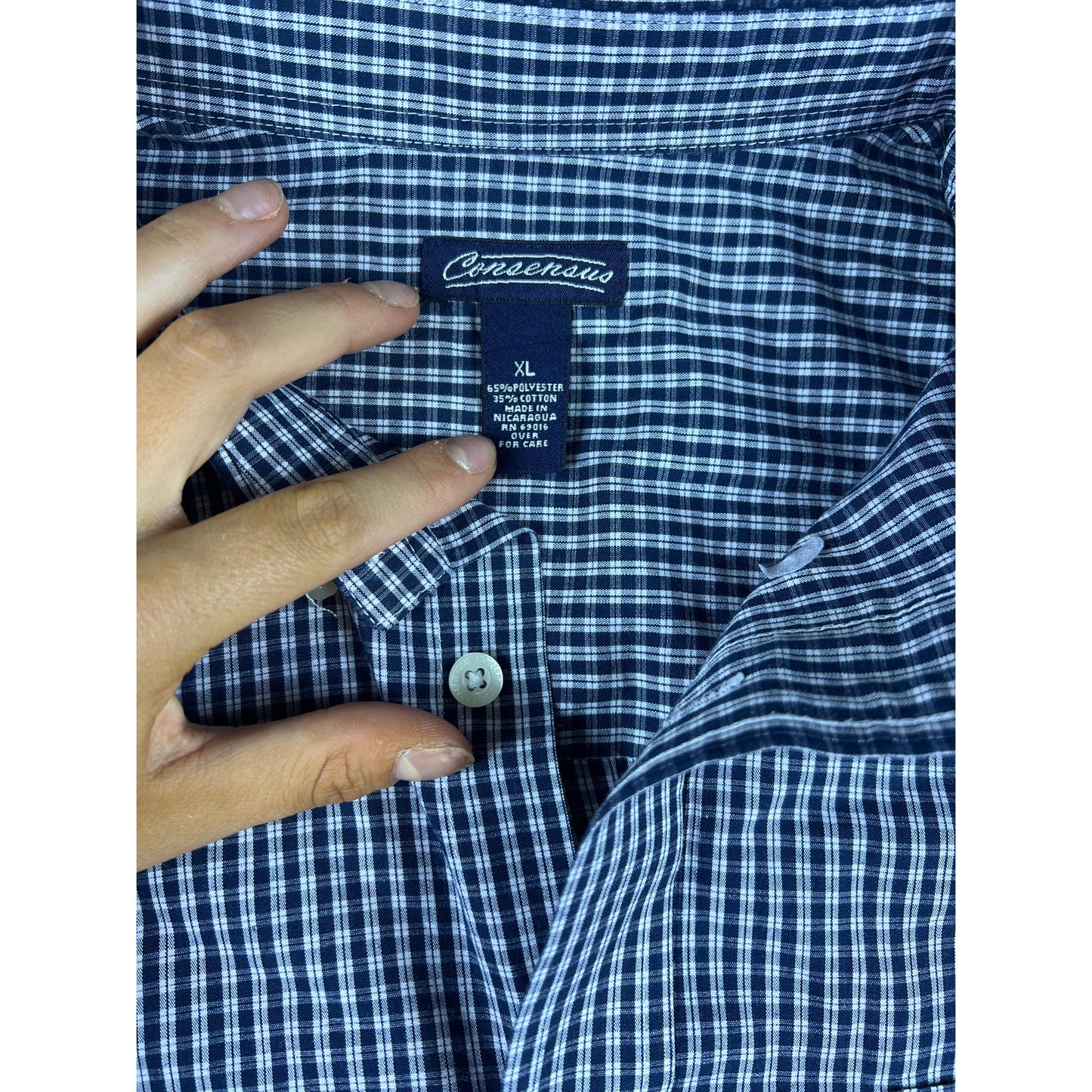 Consensus Check Shirt - XL