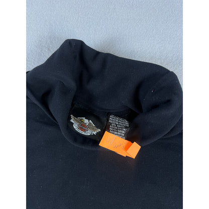 Black Harley Davidson Thermal Mock Neck - L