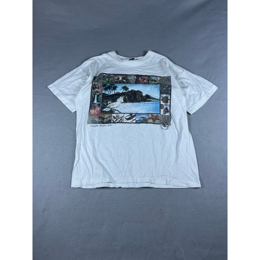 Vintage Anton Dayan Tropical Cockatoo T-Shirt - M