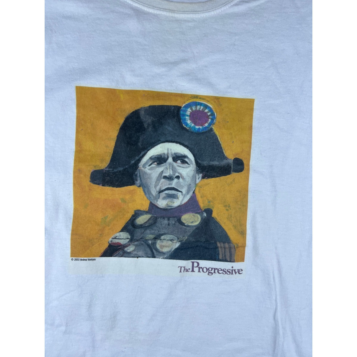 Vintage Y2K George Bush Napoleon T-Shirt - L
