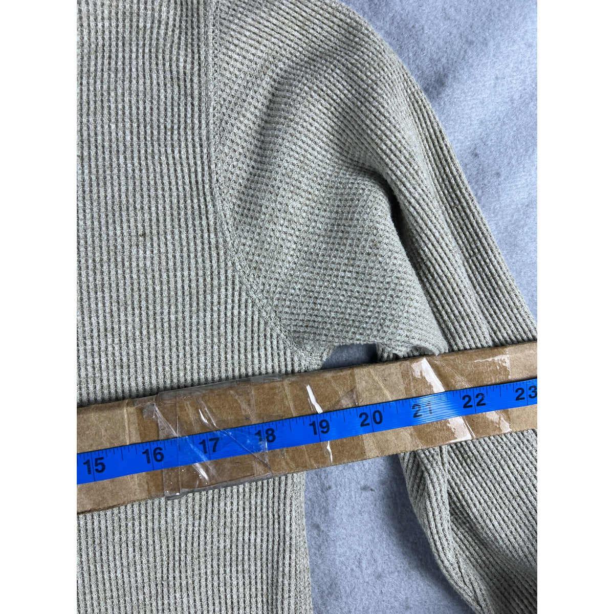 Faded Glory Thermal Henley Shirt - S