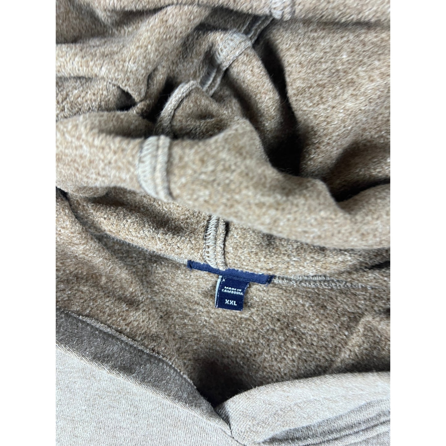 Brown GAP Spellout Hoodie - 2XL