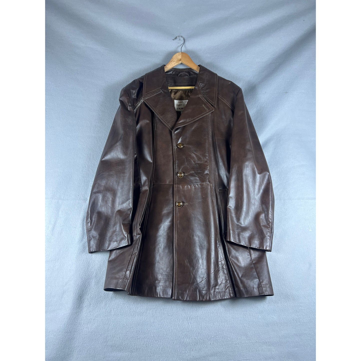 Vintage 70s Grais Leather Jacket - 46/XL