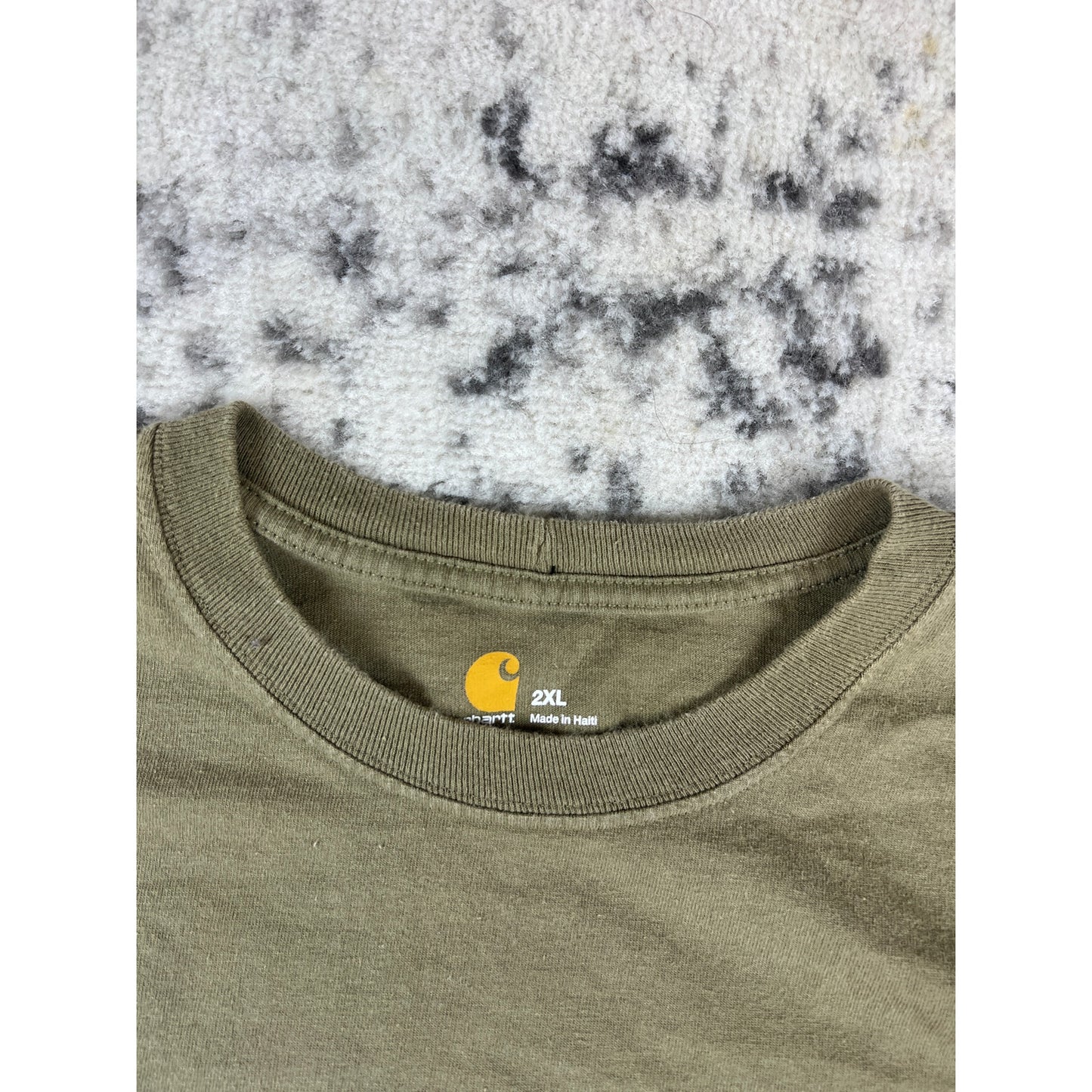 Vintage Tan Carhartt Spellout T-shirt - XXL