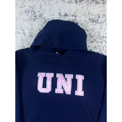 Vintage Russell Spellout Hoodie - XL
