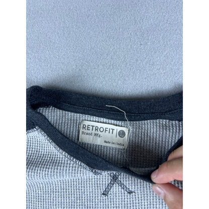 Retrofit Thermal Waffle Knit Shirt - L