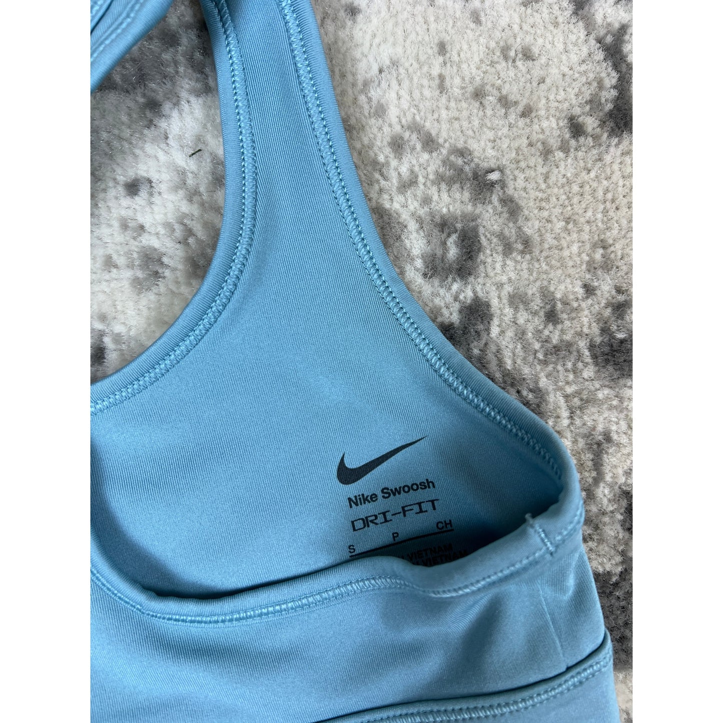 Sky Blue Nike Dri-FIT Sports Bra - YS