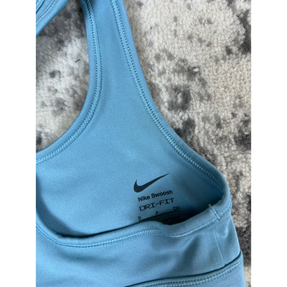 Sky Blue Nike Dri-FIT Sports Bra - YS