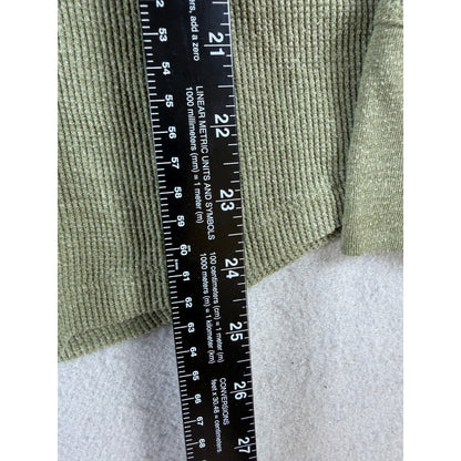 Time and Tru Thermal Waffle Knit Top Womens - L
