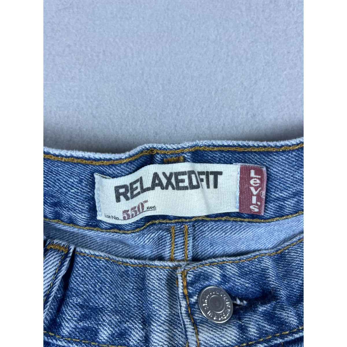 Vintage Levi's 550 Relaxed Fit Straight Denim Jeans - 36x30