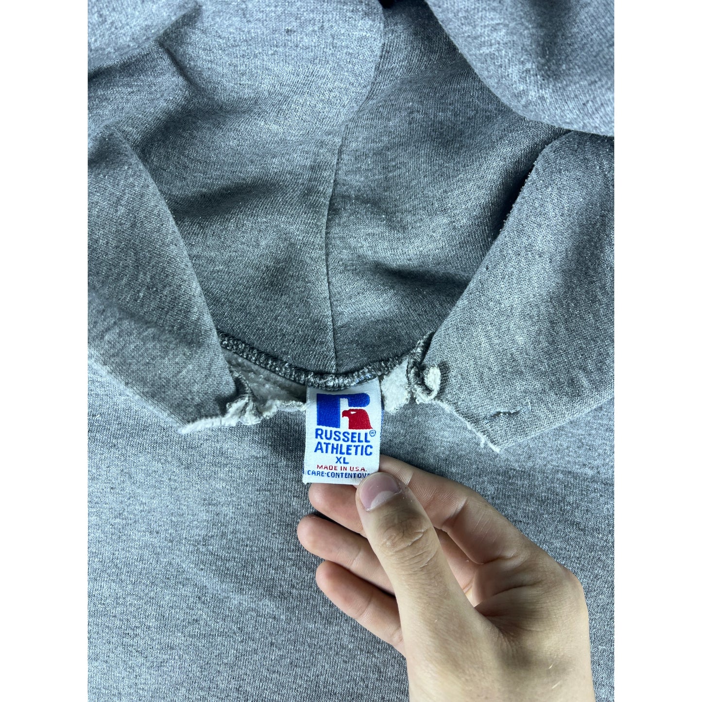 Vintage Russell Athletic Hoodie Sweatshirt - XL