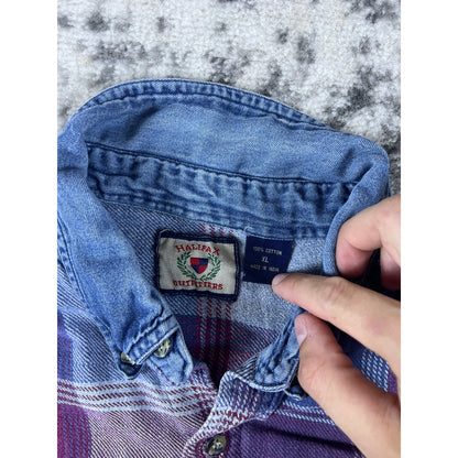 Vintage Halifax Flannel Shirt Mens - XL