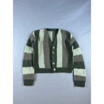 Vintage Striped Cardigan Womens - XS
