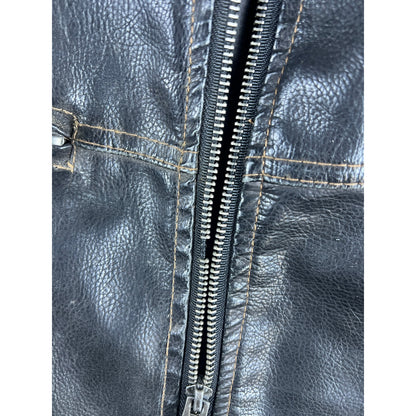 Arizona Faux Leather Biker Jacket - XL