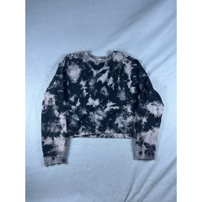 Garage Tie Dye Cropped Sweatshirt Womens - M