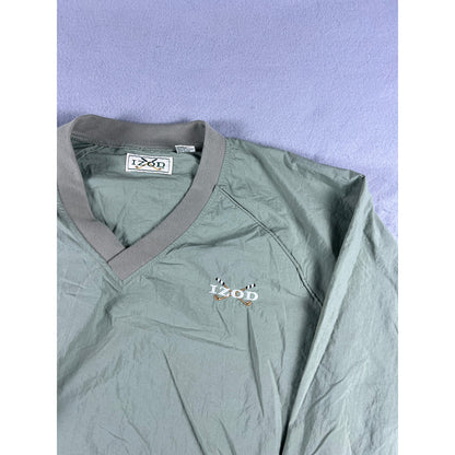 Vintage IZOD Golf Windbreaker Pullover Jacket - L