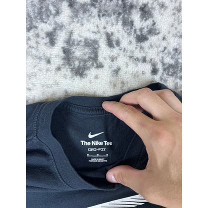 Nike Black Center Swoosh T-Shirt - M