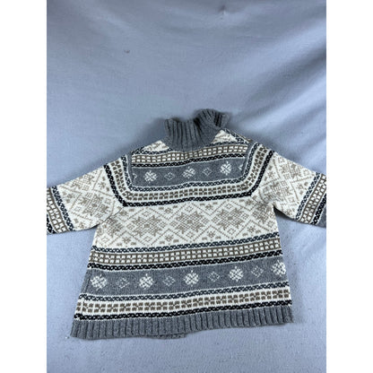 Eddie Bauer Fair Isle Nordic Cardigan Womens - XL